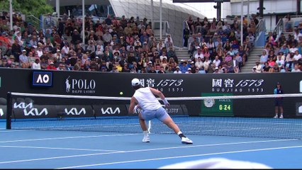 Schwartzman - Wolf - Les temps forts du match - Open d'Australie