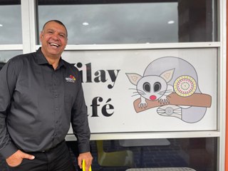 REDI.E CEO Peter Gibbs speaks about funding for Wilay Cafe