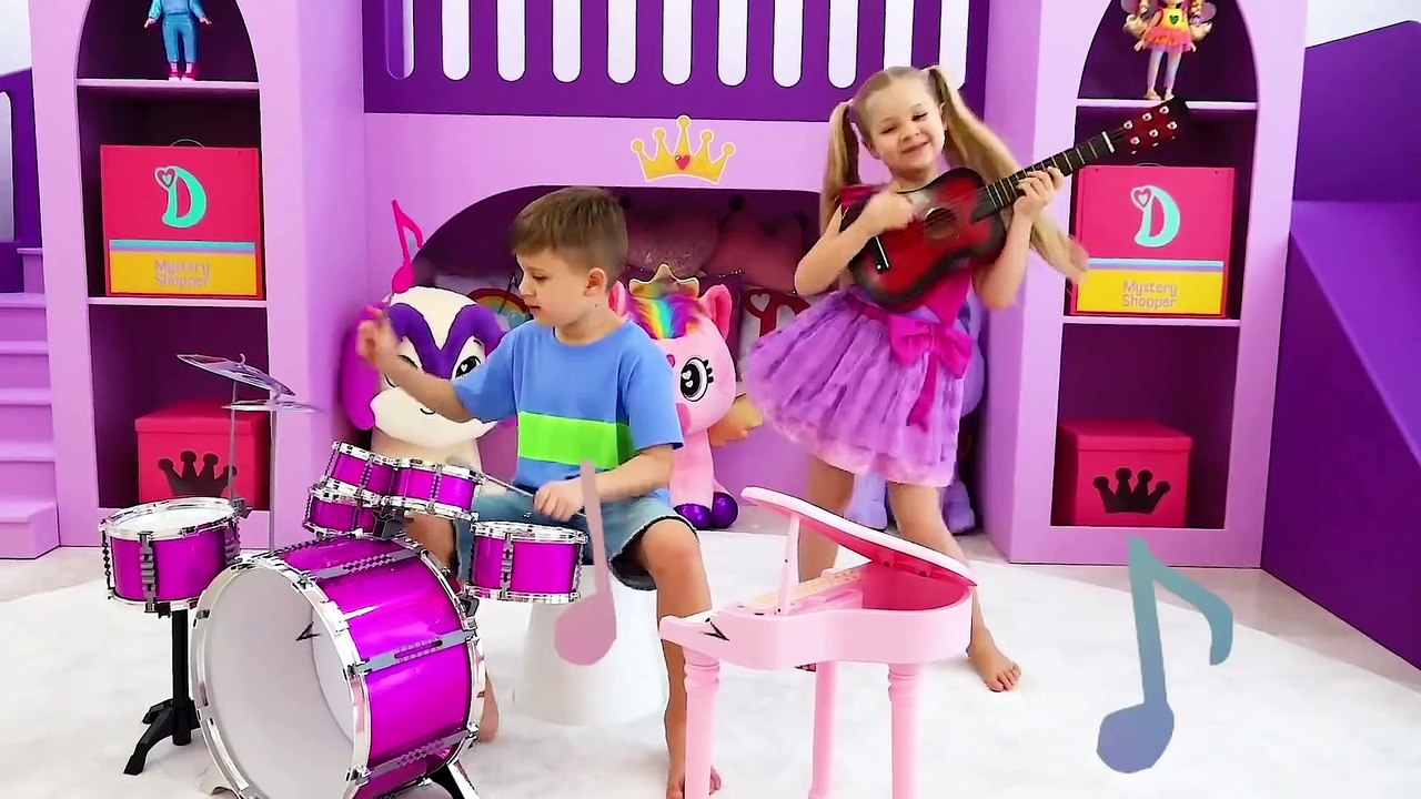 Diana and Roma Make Music - Cartoon for Kids - video Dailymotion