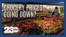 Government data is indicating food prices may be coming back down soon