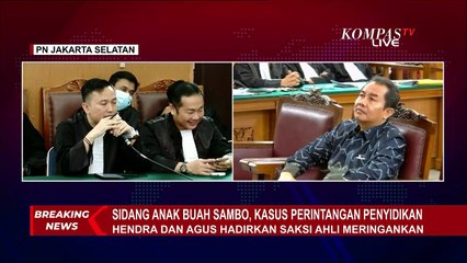 Sidang OOJ Anak Buah Sambo, Hakim Geram & Minta Jaksa Tak Ulangi Pertanyaan ke Ahli Meringankan