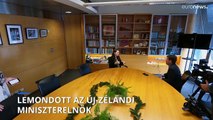 Váratlanul lemondott az új-zélandi miniszterelnök