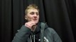 Purdue guard Fletcher Loyer reacts to win over Michigan State