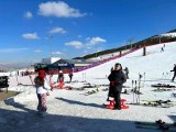 Sömestir tatili için aileler Palandöken Kayak Merkezi'ne akın etti