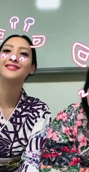 【橋本環奈】浴衣姿が可愛すぎる！菜々緒さんとのコラボ。舞台挨拶は緊張しますか？銀魂のジャパンプレミアの後の生配信【LINE LIVE第3回】