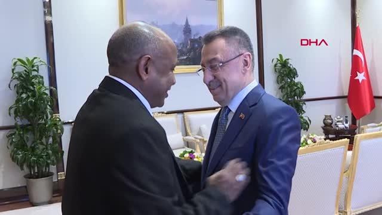 Cumhurbaşkanı Yardımcısı Oktay, Sudan heyetini kabul etti