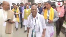 JP Nadda Visits Iskcon Temple In West Bengal