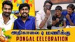 Pongal Celebration with Sarath  ❤️| Thala Thalapathy Pongal | Mr. Makapa