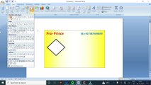 Haw to draw with ms word ||Visiting card with ms word || ms word drawing Visiting Card #PCEDUCATION