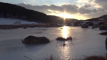 Sarıkamış'ta soğuk hava hayatı olumsuz etkiledi