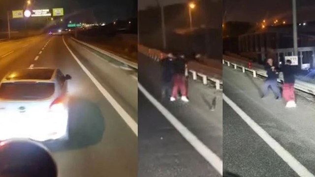 TIR şoförünün boğazını sıkıp, tabancayla ateş açtı