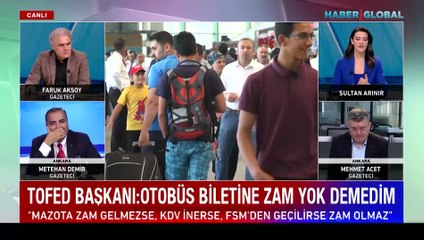 TOFED Başkanı'ndan yeni açıklama: Otobüs biletine zam yok demedim