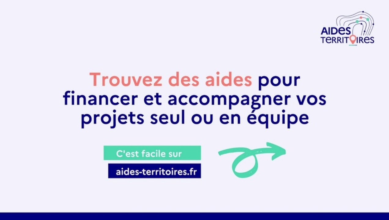 Trouvez des aides pour vos projets avec Aides-territoires