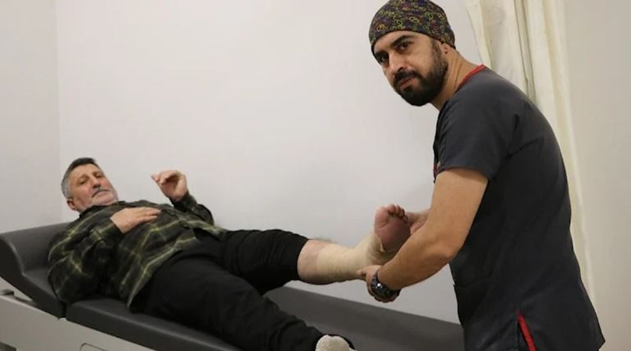 Kopan ayağı dikildi, yeniden yürümeye başladı