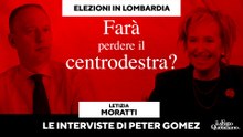 Regionali Lombardia, Peter Gomez intervista Letizia Moratti: la sua candidatura farà perdere il centrodestra? Segui la diretta