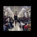 İstanbul Metrosu'nda defile!