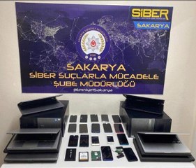 Sakarya merkezli dolandırıcılık operasyonunda 20 zanlı yakalandı