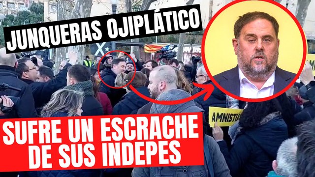 Junqueras queda ojiplático ante el escrache de sus propios votantes independentistas