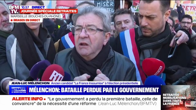 Jean-Luc Mélenchon: Le régime des retraites n'est pas en déficit et ne le sera pas