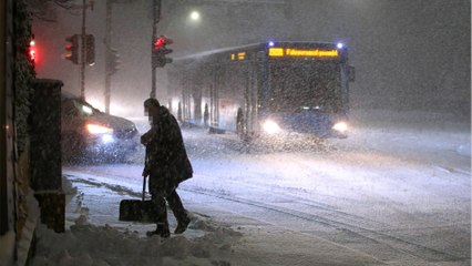 Wintereinbruch in Deutschland