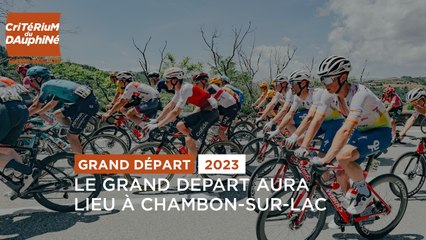 Скачать видео: Grand Depart Criterium du Dauphiné 2023 - #Dauphiné 2023