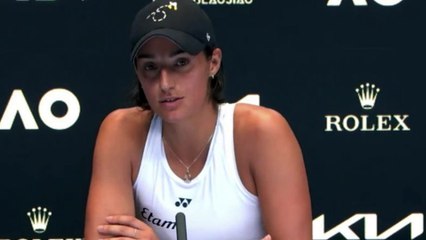 Open d'Australie 2023 - Caroline Garcia est au 3e tour : "Je ne sais pas si c'est un soulagement !"