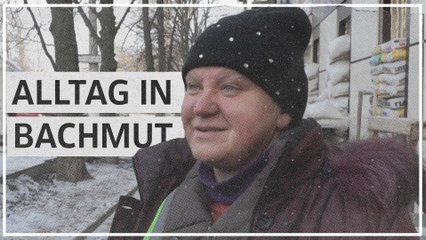 Leben an der Front in Bachmut: "Menschen gewöhnen sich an alles"