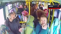 Antalya'da otobüs şoförü yolculara küstü