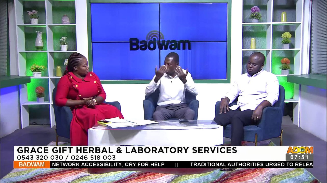 Grace Gift Herbal Clinic And Laboratory Services Badwam Afisem on Adom TV (190123) video