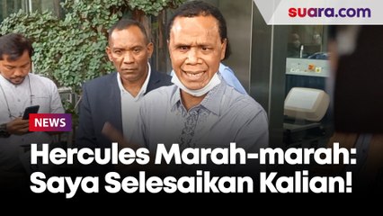 Usai Diperiksa sebagai Saksi, Hercules Kembali Bentak-bentak Wartawan: Lebih Baik Saya Selesaikan Kalian!