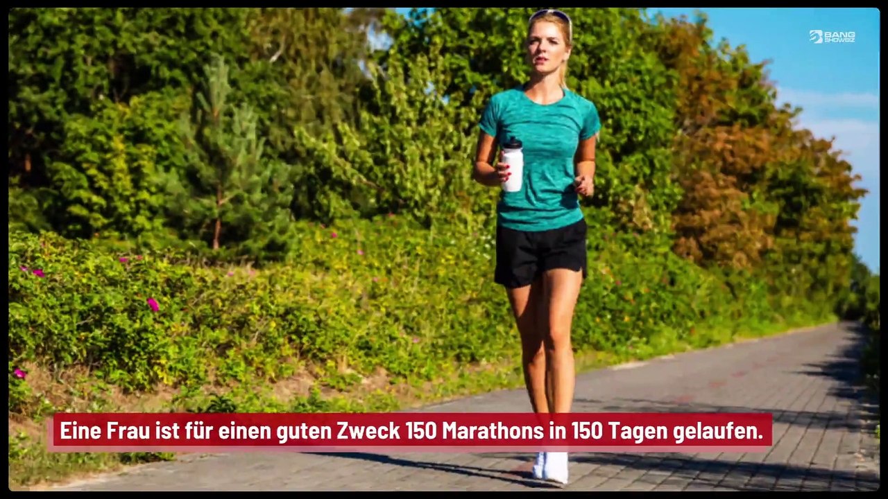 Frau läuft 150 Marathons in 150 Tagen