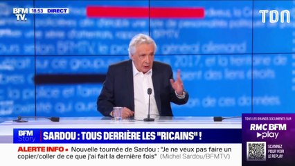 Michel Sardou réagit sur la polémique avec Omar Sy