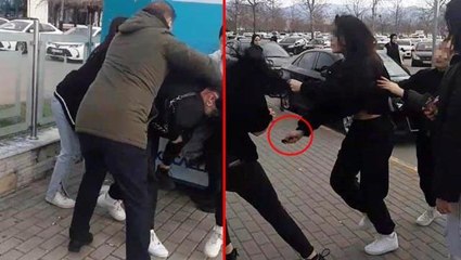 Sıradan bir kız kavgasıydı! Bir anda cebinden çıkardığı şok cihazıyla saldırdı