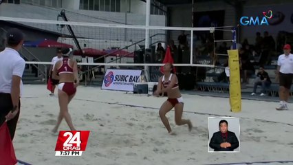 Perpetual Altas, nangunguna sa beach volleyball tournament | 24 Oras