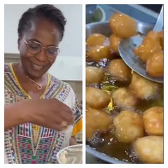 Bénin : Claudine Talon frit des beignets de farine de blé et suscite admiration