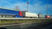 Lorries queue at Eurotunnel as French strikes lead to ferries being cancelled