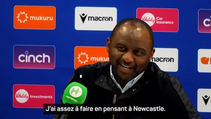 Crystal Palace - Vieira : “Arsenal et Manchester peuvent remporter le titre”