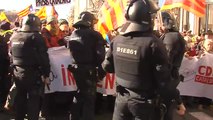 La manifestación independentista de Barcelona acaba con algunas cargas policiales