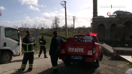 Elektrik direğindeki korkunç patlama anları