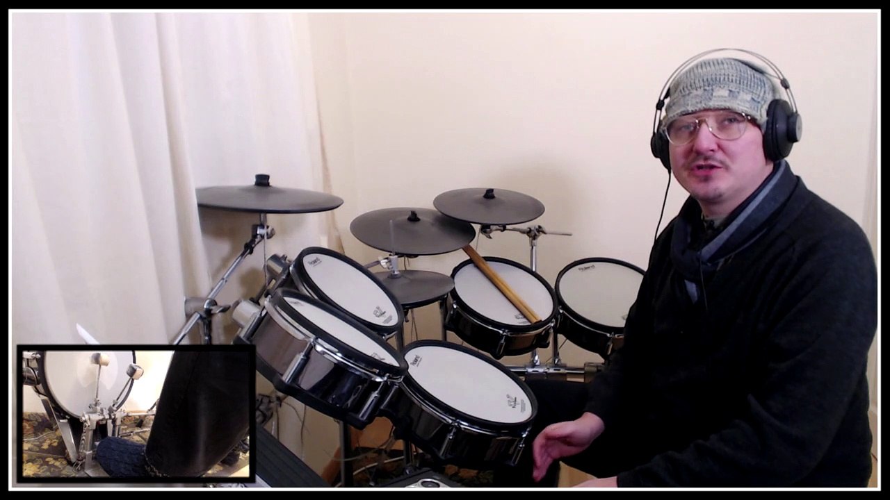 ★ Falling To Pieces (Faith No More) ★ Drum Lesson PREVIEW | How To Play Song (Mike Bordin)
