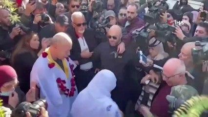 İsrail hapishanesindeki Filistinli Mahir Yunus 40 yıl sonra serbest