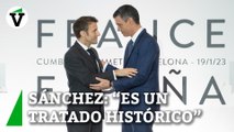 Sánchez tras firmar el acuerdo con Macron: “Europa está en un momento crítico”