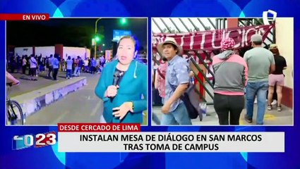 San Marcos: algunos manifestantes abandonaron casa de estudios por posibles desacuerdos
