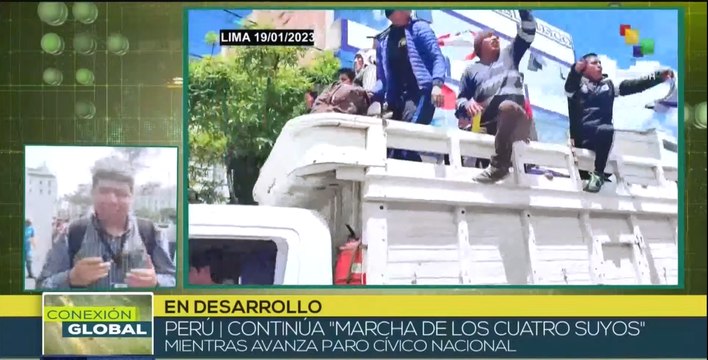 Diversas comunidades de Perú respaldan paro cívico nacional