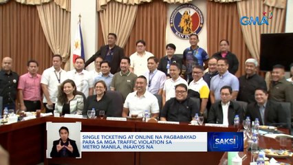 Single ticketing at online na pagbabayad para sa mga traffic violation sa Metro Manila, inaayos na | Saksi