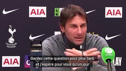 Tottenham - Conte refuse de répondre à une question sur l'avenir d'Harry Kane