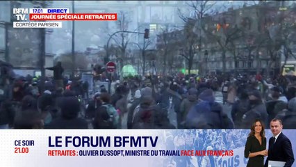 Download Video: Retraites: la CGT annonce 400.000 manifestants à Paris