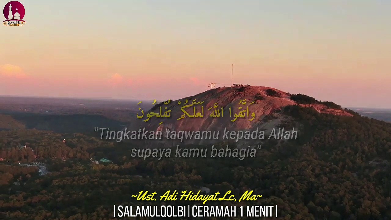 BAHAGIA ITU SEDERHANA - UST. ADI HIDAYAT LC,MA_ceramah 1 menit_ceramah singkat_kajian singkat_kultum