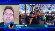ERIK ENCINAS: Lo que hemos visto hoy en la manifestación contra la cumbre hispano-francesa es grave