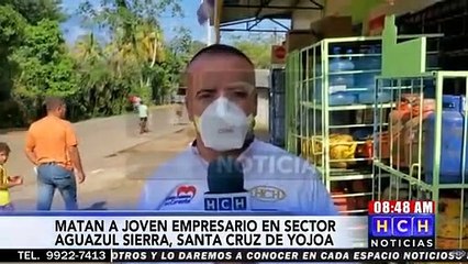 Sicarios en moto ultiman a joven en Santa Cruz de Yojoa